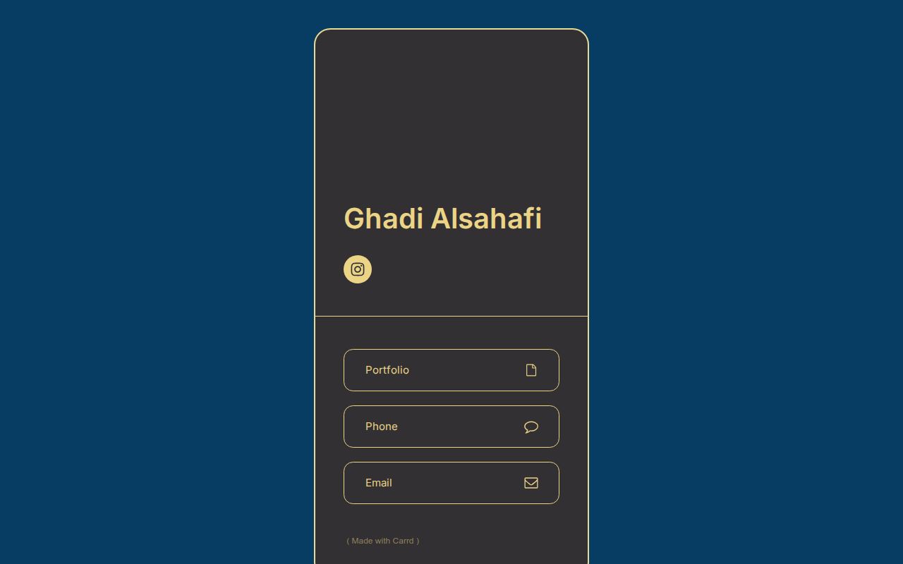 Carrd profile picture for @ghadi